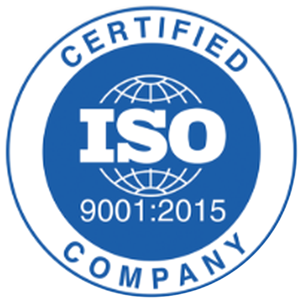 Selo ISO 9001:2015 — Certified Company